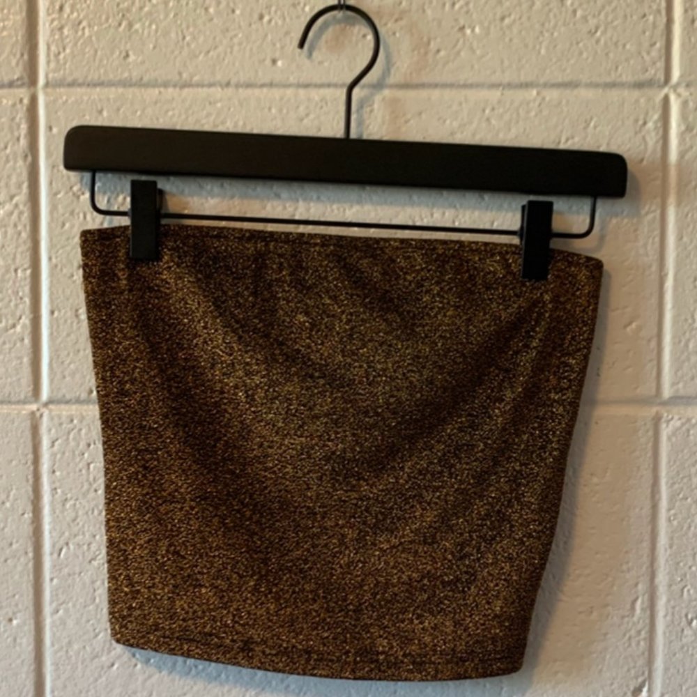 Gold Tube Top
